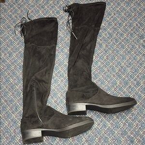 Preloved Circus Women's Black over-the-knee boots size 9